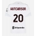Maillot de foot AC Milan Omari Hutchinson #20 Extérieur vêtements Femmes 2026-27 Manches Courtes